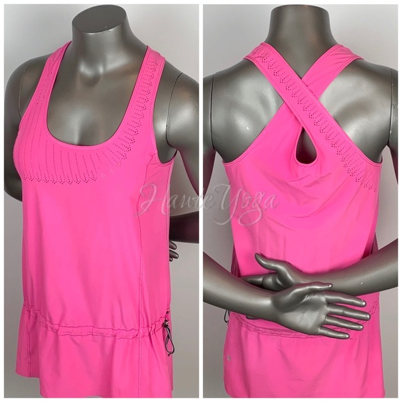 lululemon athletica Tops - Lululemon | Pow Pink Run: Light As Air Tunic  2